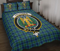 Falconer Tartan Crest Quilt Bed Set