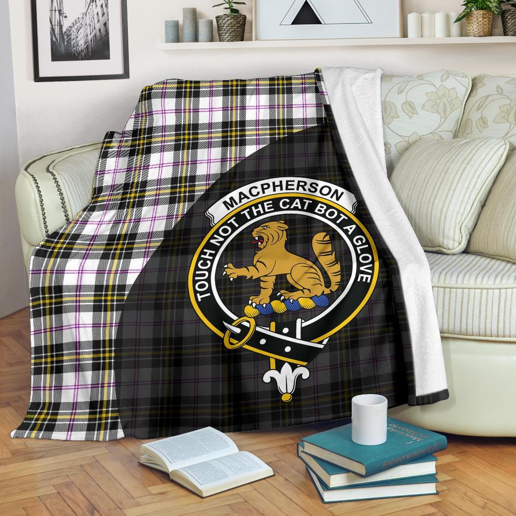 MacPherson Dress Modern Tartan Crest Blanket Wave Style