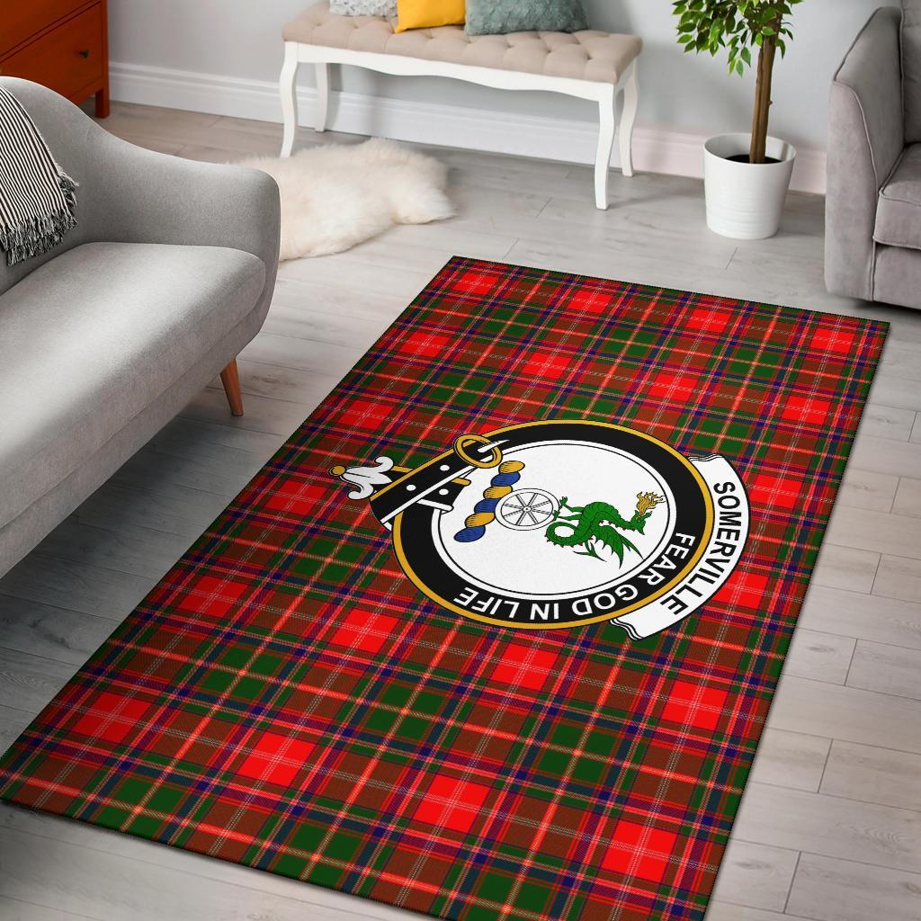 Somerville Tartan Crest Area Rug