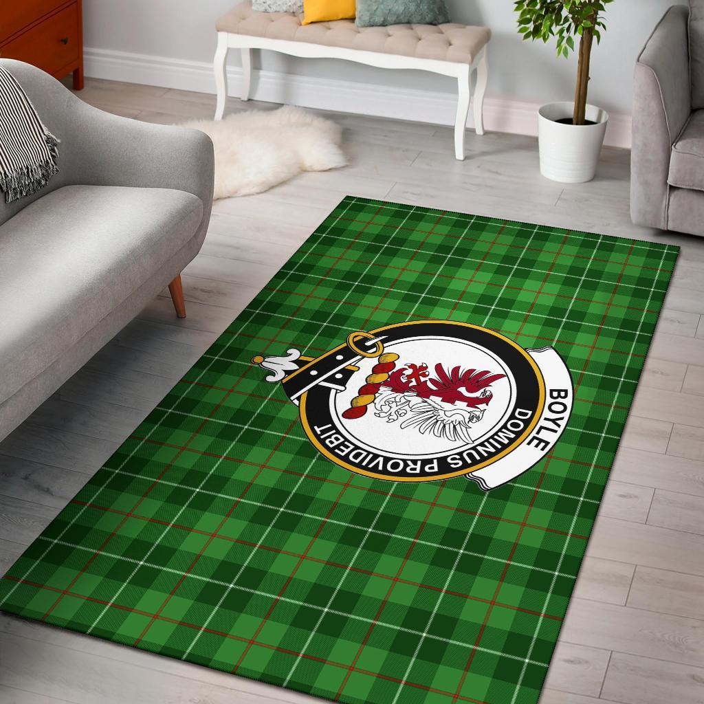 Boyle Tartan Crest Area Rug