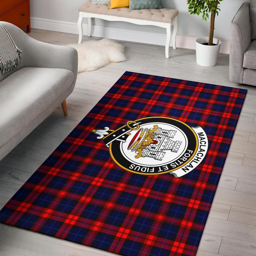 Maclachlan Tartan Crest Area Rug