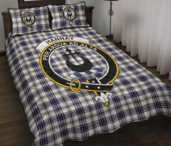 Hannay Modern Tartan Crest Quilt Bed Set