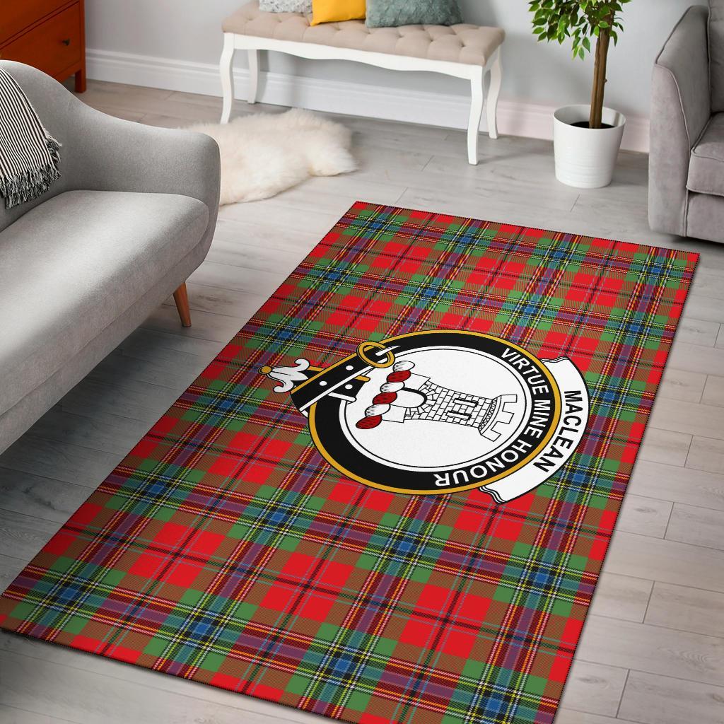 MacLean Tartan Crest Area Rug