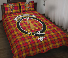 Scrymgeour Tartan Crest Quilt Bed Set