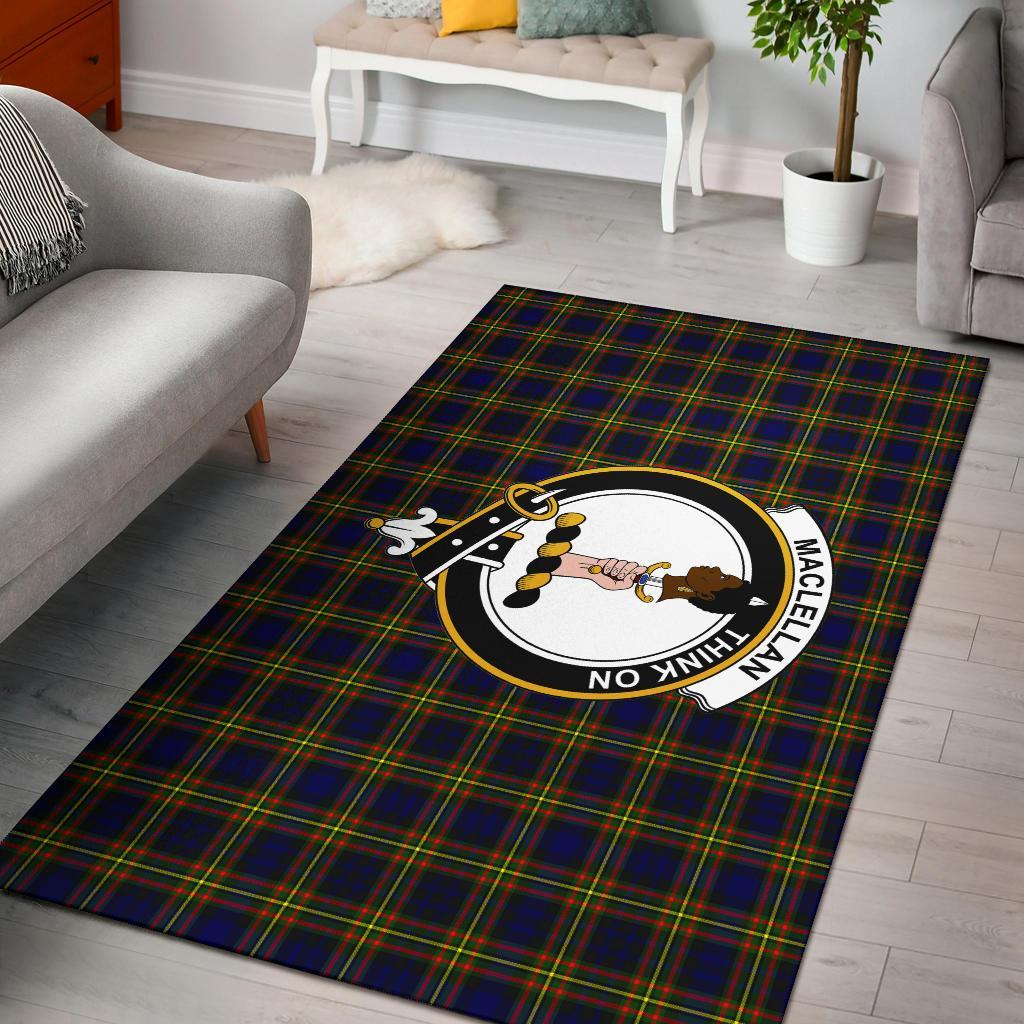 MacLellan Tartan Crest Area Rug