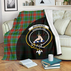 Muirhead Tartan Crest Blanket Wave Style
