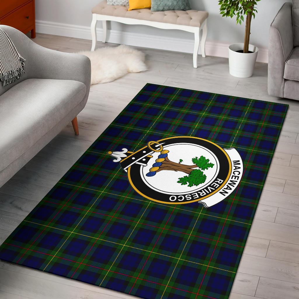 Macewen Tartan Crest Area Rug