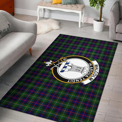 Malcolm (Or Maccallum) Tartan Crest Area Rug