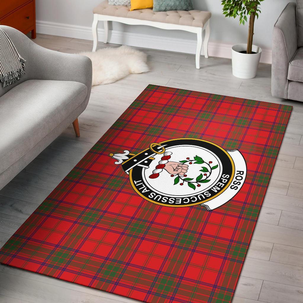 Ross Tartan Crest Area Rug