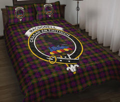 MacDonnell of Glengarry Modern Tartan Crest Quilt Bed Set