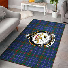 Edmonstone (Of Duntreath) Tartan Crest Area Rug