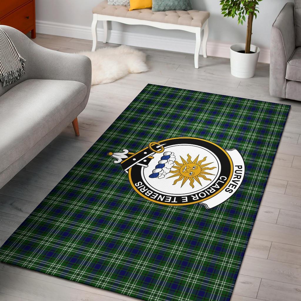 Purves Tartan Crest Area Rug