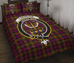 Carnegie Modern Tartan Crest Quilt Bed Set