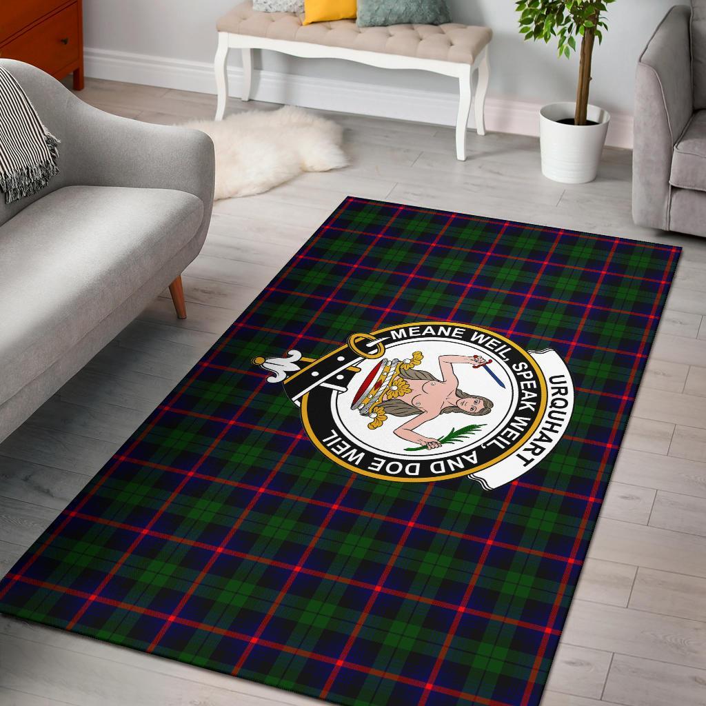 Urquhart Tartan Crest Area Rug