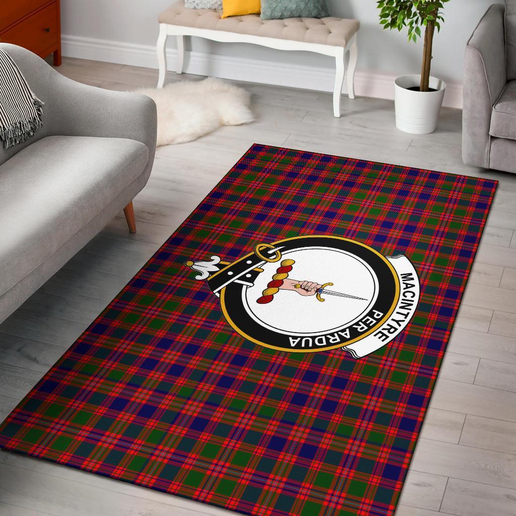 Macintyre Tartan Crest Area Rug