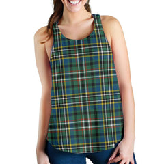 Scott Green Ancient Tartan Women Racerback Tank Top