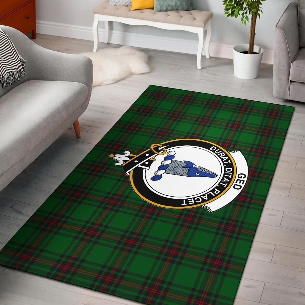 Ged Tartan Crest Area Rug