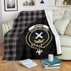 Moffat Modern Tartan Crest Blanket Wave Style