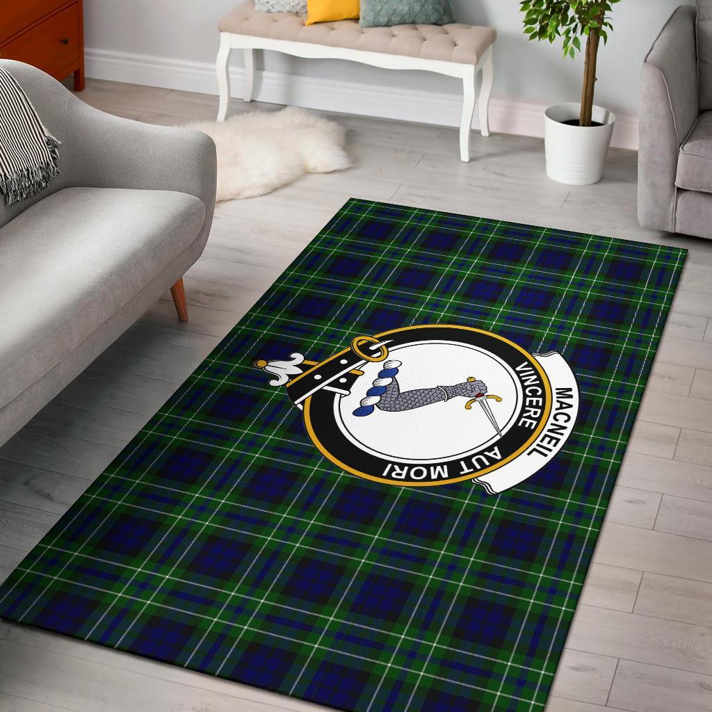 Macneil Of Colonsay Tartan Crest Area Rug