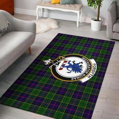 Forsyth Tartan Crest Area Rug