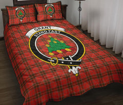 Grant Weathered Tartan Crest Quilt Bed Set