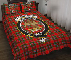 Drummond of Perth Tartan Crest Quilt Bed Set