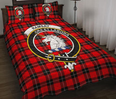 Ramsay Modern Tartan Crest Quilt Bed Set