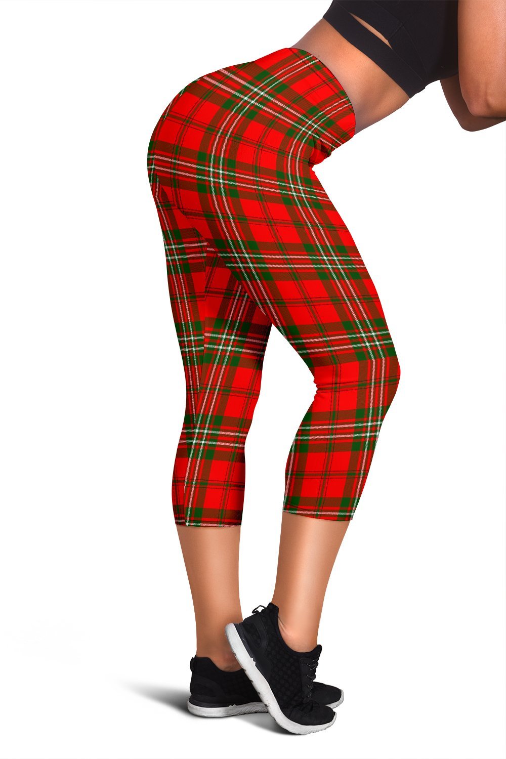 Scott Modern Tartan Capris Leggings