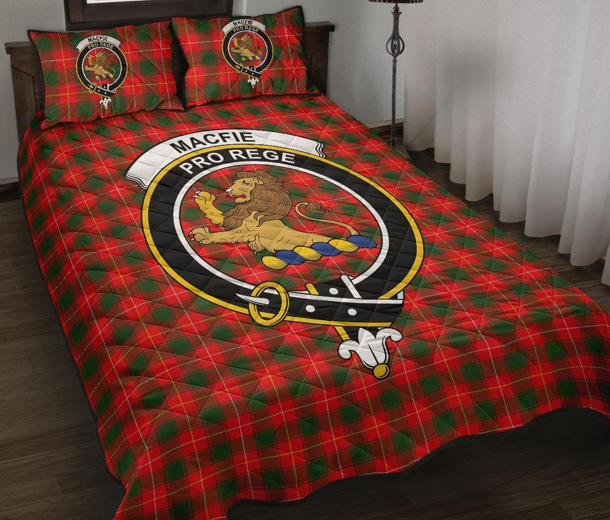MacFie Tartan Crest Quilt Bed Set