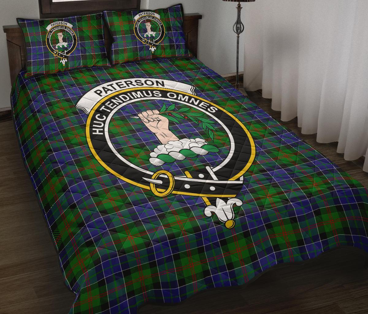 Paterson Tartan Crest Quilt Bed Set