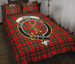 Spens Modern Tartan Crest Quilt Bed Set