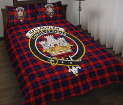 MacLachlan Modern Tartan Crest Quilt Bed Set