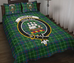 Duncan Ancient Tartan Crest Quilt Bed Set