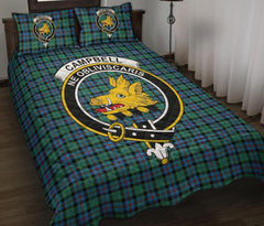 Campbell of Cawdor Ancient Tartan Crest Quilt Bed Set