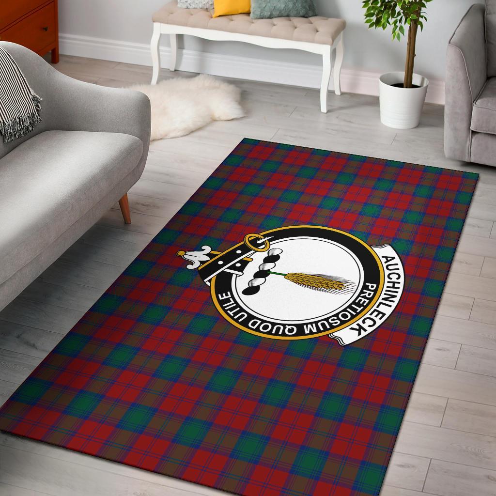 Auchinleck Tartan Crest Area Rug