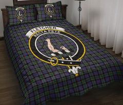 Fletcher Modern Tartan Crest Quilt Bed Set