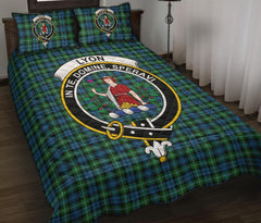 Lyon Tartan Crest Quilt Bed Set