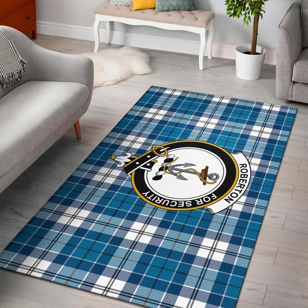 Roberton Tartan Crest Area Rug