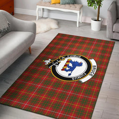 Bruce Tartan Crest Area Rug