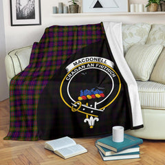 MacDonnell Of Glengarry Modern Tartan Crest Blanket Wave Style