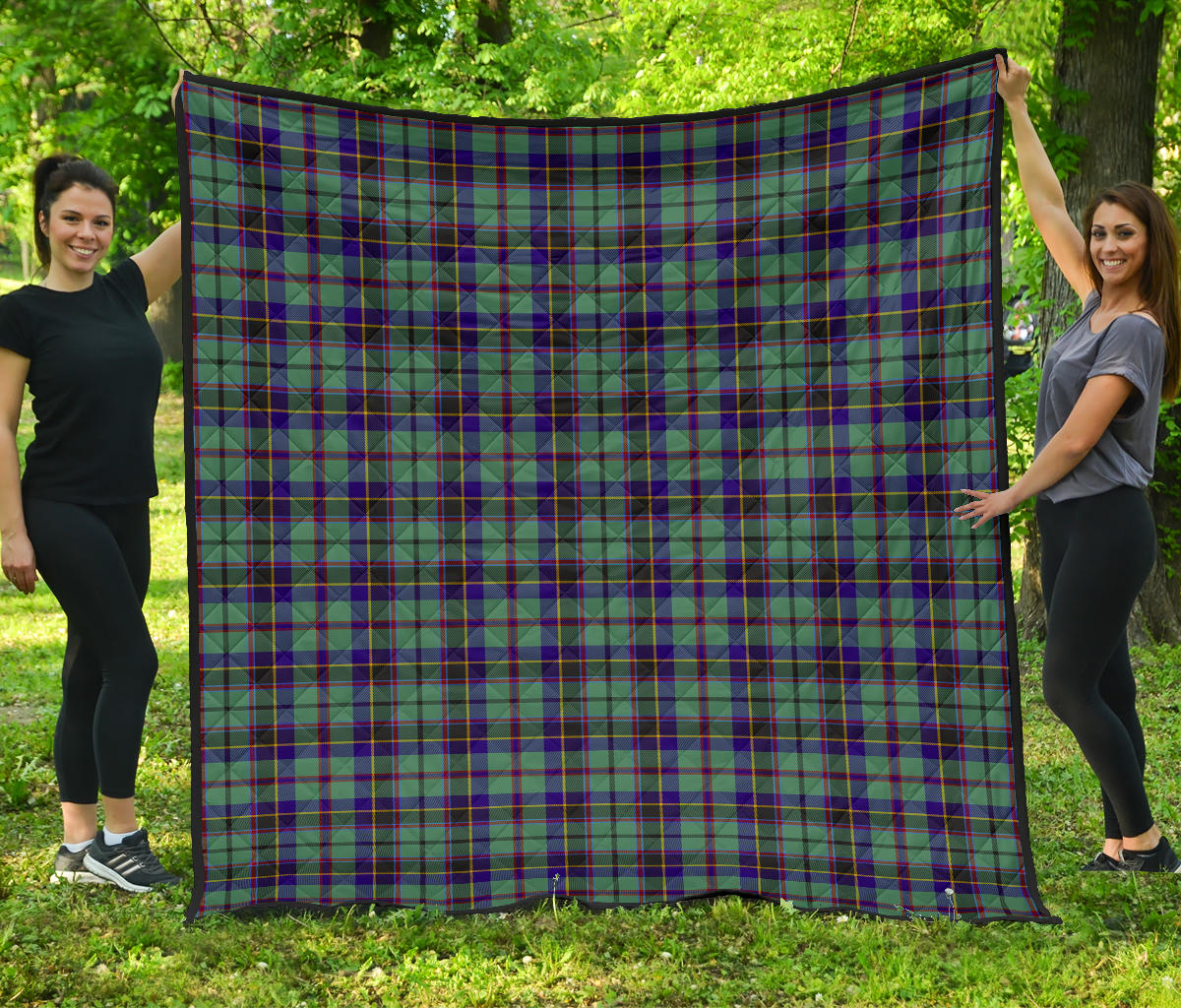 Stevenson Family Modern Tartan Quilt - SP