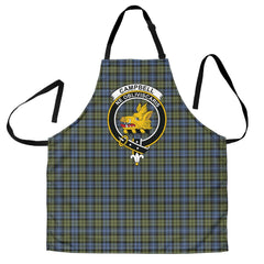 Campbell Faded Tartan Crest Apron