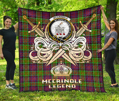 McCrindle Tartan Crest Legend Gold Royal Premium Quilt SP