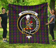 MacLennan Tartan Crest Quilt - SP