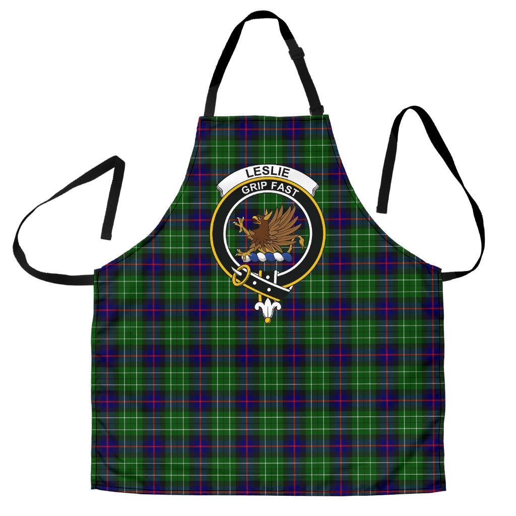 Leslie Hunting Tartan Crest Apron