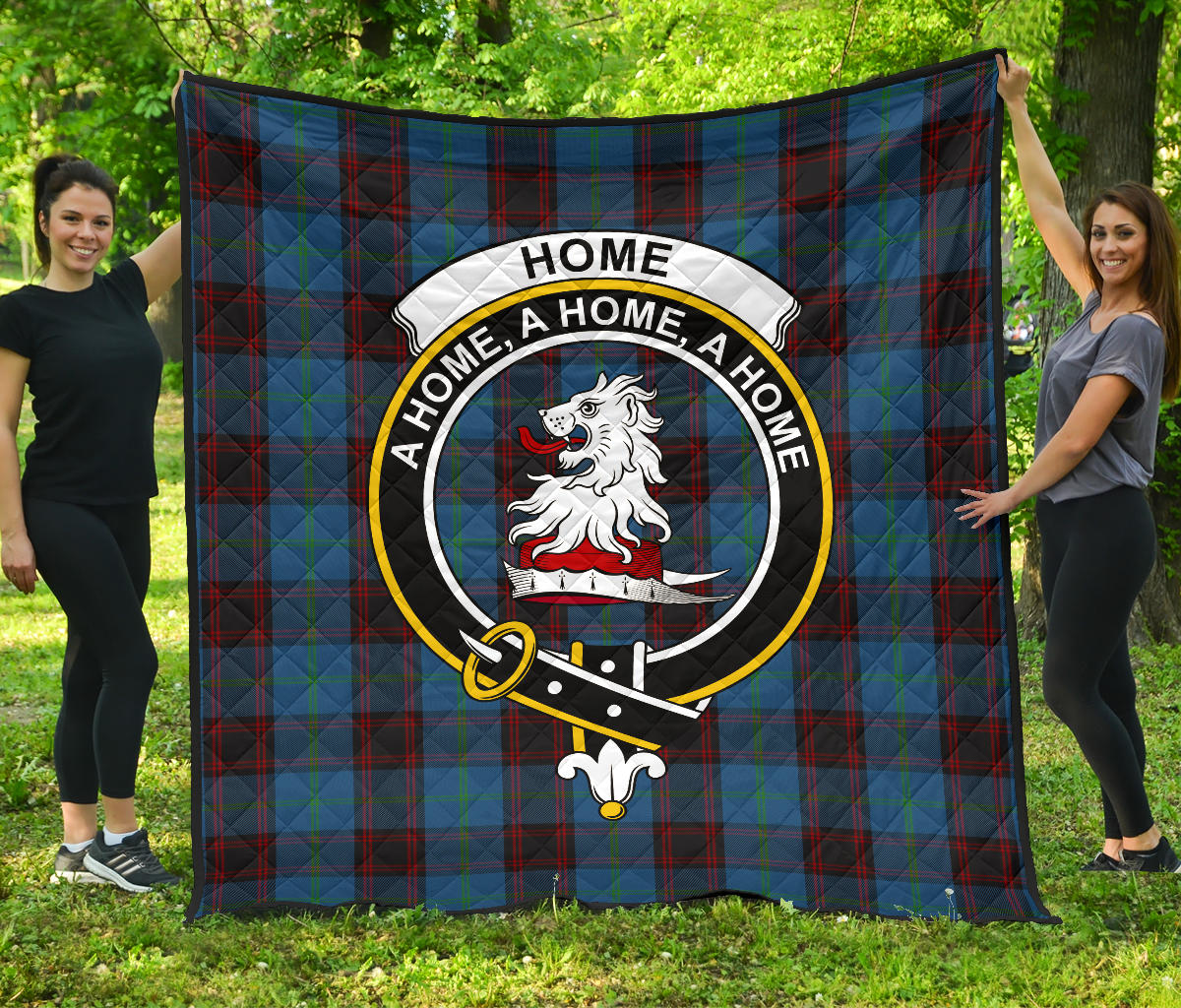 Home Clans Originaux Tartan Crest Quilt - SP