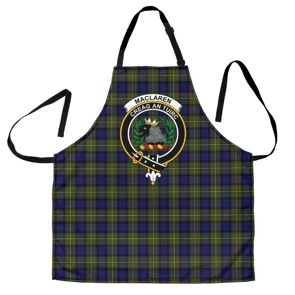 MacLaren Modern Tartan Crest Apron