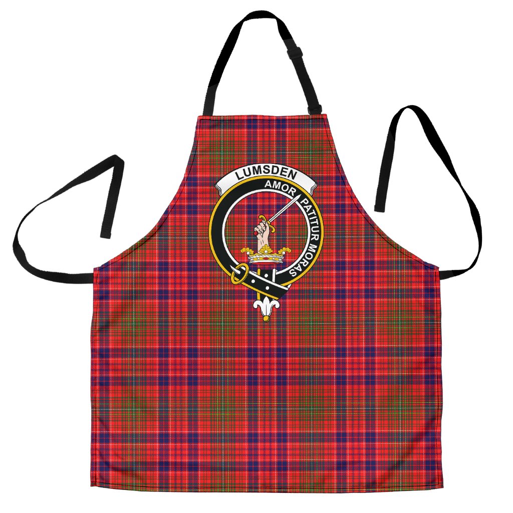 Lumsden Modern Tartan Crest Apron