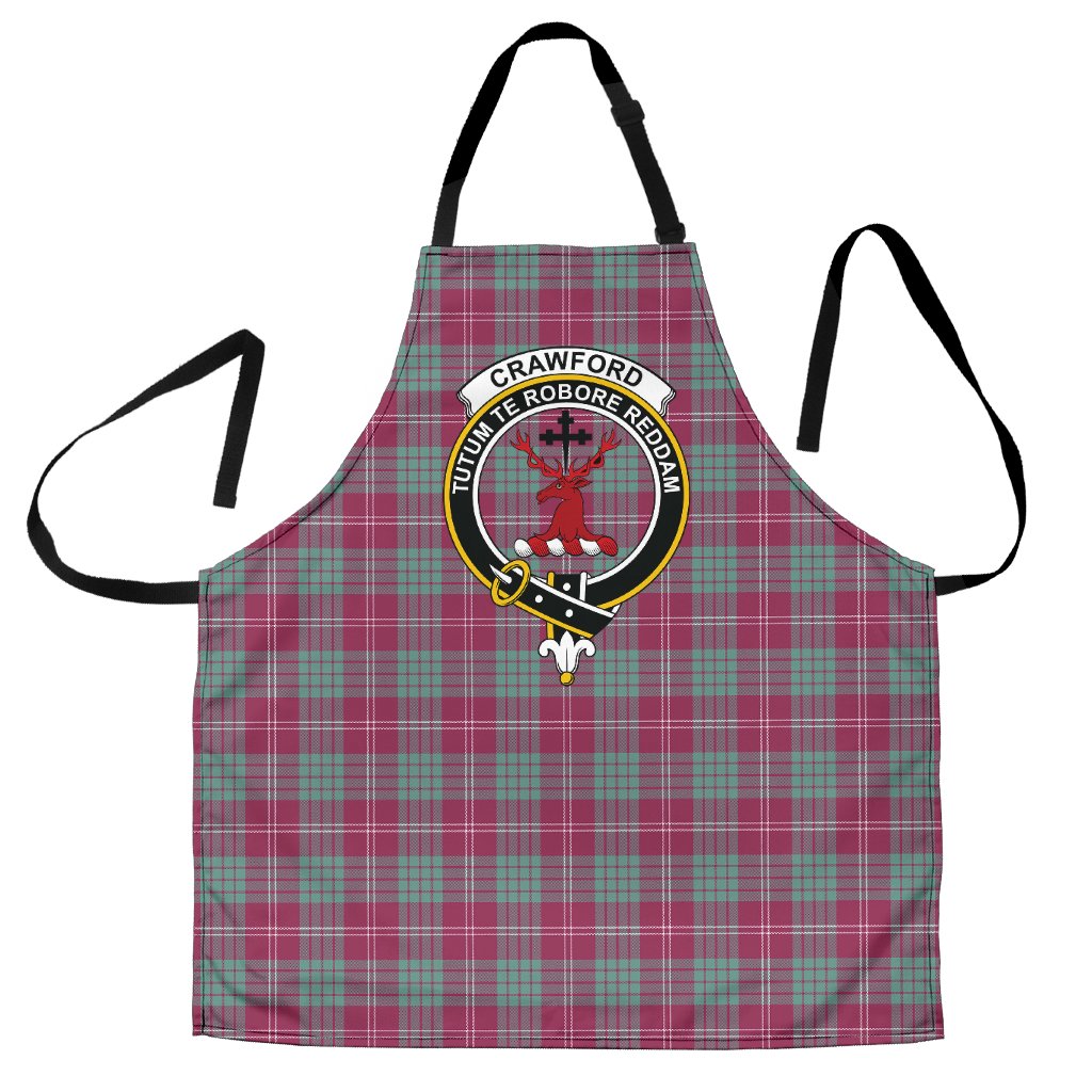 Crawford Ancient Tartan Crest Apron