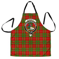 Burnett Ancient Tartan Crest Apron